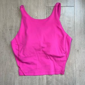 Lululemon Align high neck tank top sonic pink size 6